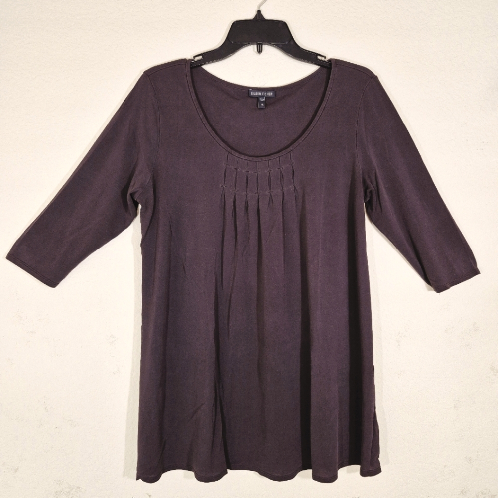 Eileen Fisher Women's Bown Silk Blouse